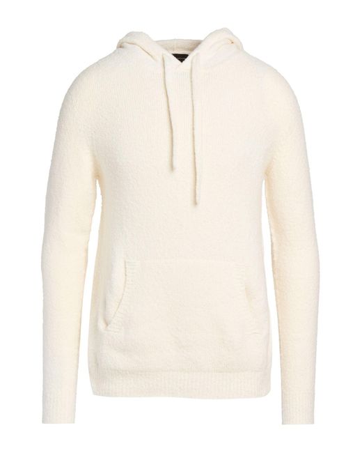 Roberto Collina White Turtleneck Cotton, Polyamide, Elastane for men
