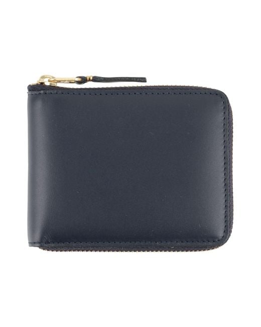Comme des Garçons Blue Midnight Wallet Bovine Leather