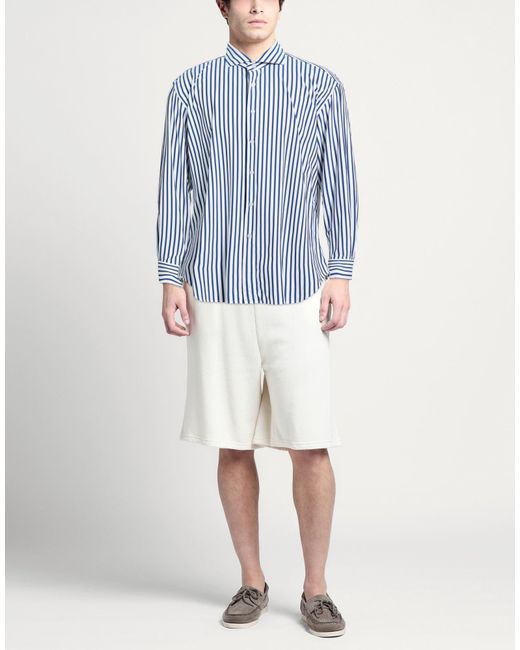 STANDBRIDGE Blue Shirt Polyamide, Elastane for men