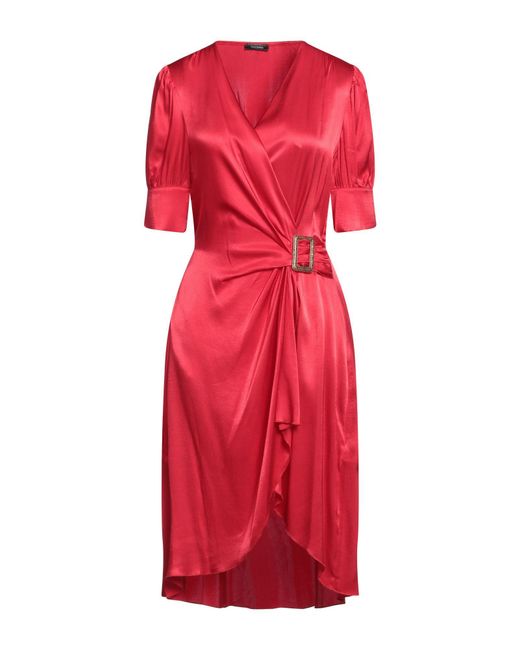 Fracomina Red Midi Dress