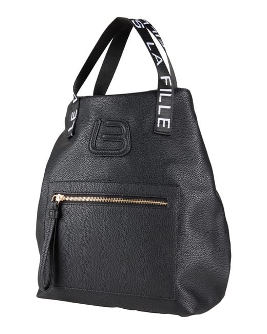 La Fille Des Fleurs Black Backpacks