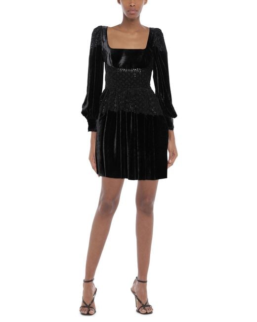 Giovanni bedin Black Short Dress