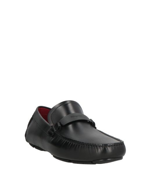 Ferragamo Black Loafers Leather for men