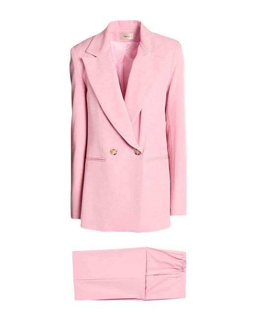Toy G. Pink Suit Polyester, Viscose, Elastane