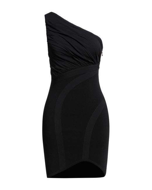 Robe courte Hervé Léger en coloris Black
