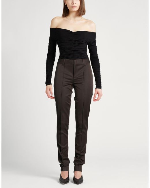 Tod's Gray Dark Pants Virgin Wool