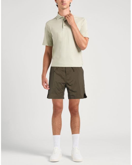 Canada Goose Green Dark Shorts & Bermuda Shorts Polyamide for men