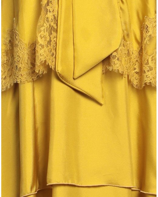 Ermanno Scervino Yellow Mini Dress