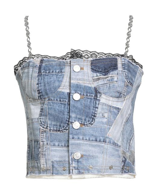 ANDERSSON BELL Blue Top Cotton