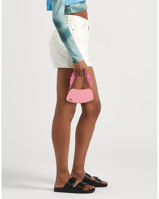 Gcds Pink Handbag Leather