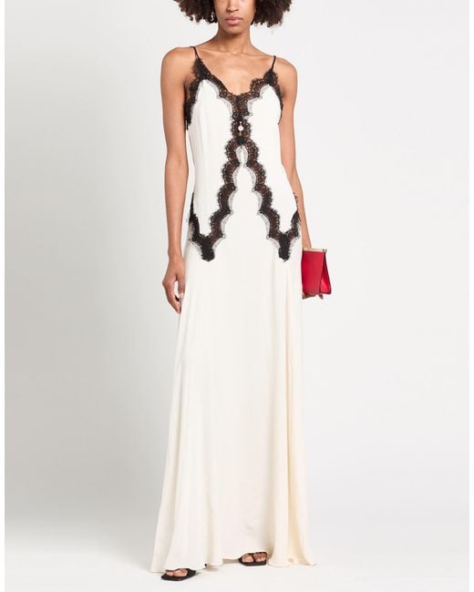 Elisabetta Franchi White Maxi Dresses