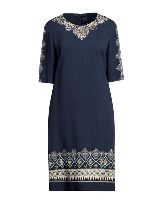 Etro Blue Midi Dress