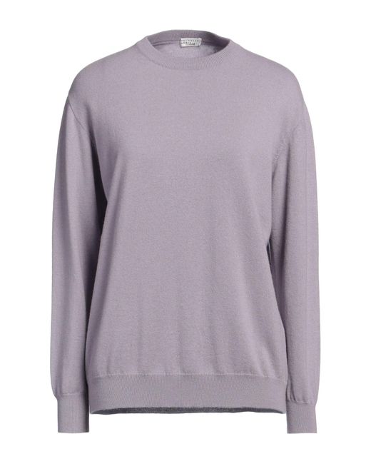 Brunello Cucinelli Purple Pullover