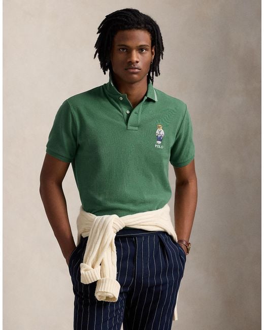 Polo Ralph Lauren Green Polo Shirt for men
