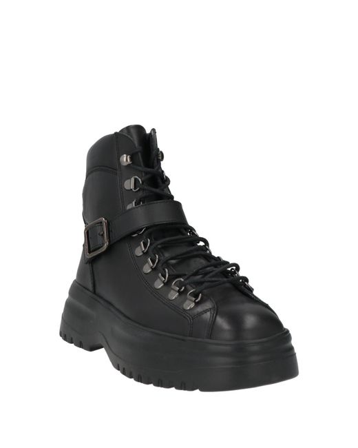 Frau Black Ankle Boots Leather
