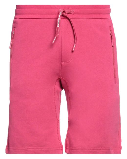 Armani Exchange Pink Shorts & Bermuda Shorts for men