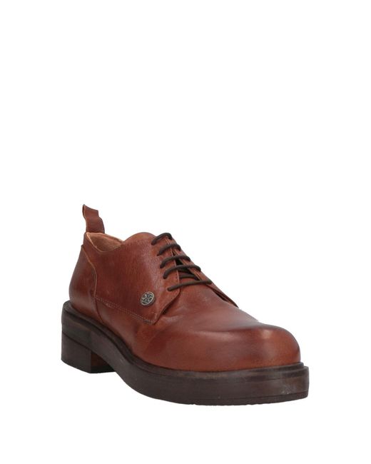O.x.s. Brown Lace-up Shoes