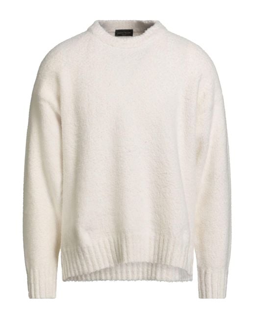 Pullover di Roberto Collina in White da Uomo