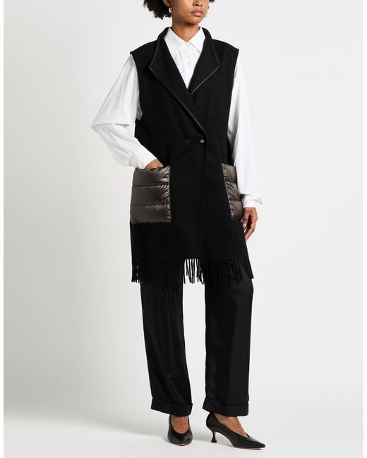Moorer Black Coat Wool