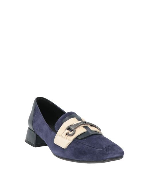 Luciano Barachini Blue Loafers Leather