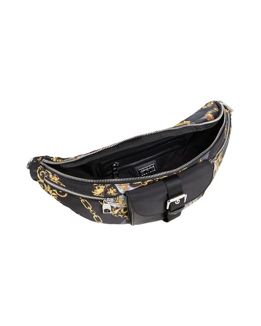 Sac banane Versace Jeans Couture en coloris Black