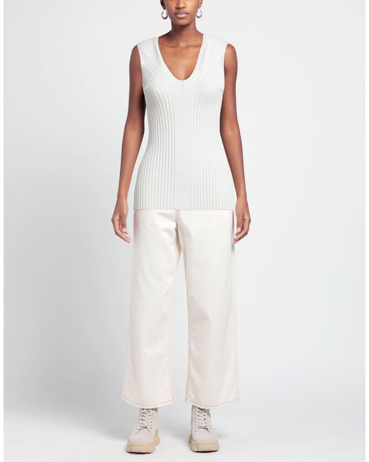 Helmut Lang White Pullover