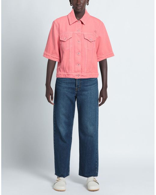 Jacob Coh?n Pink Denim Outerwear