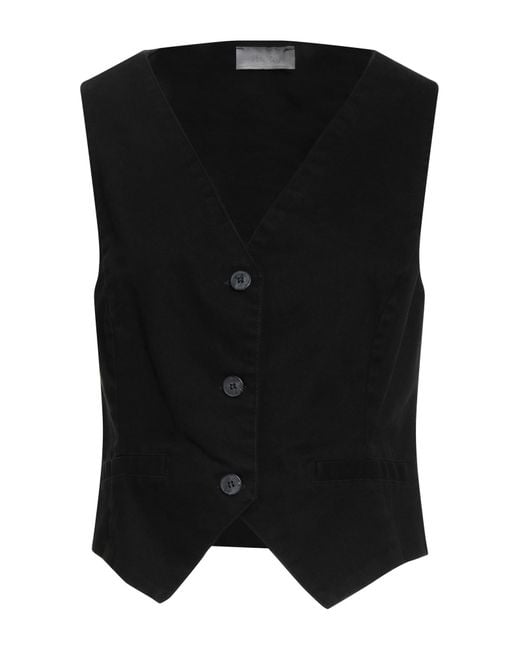 Motel Black Tailored Vests