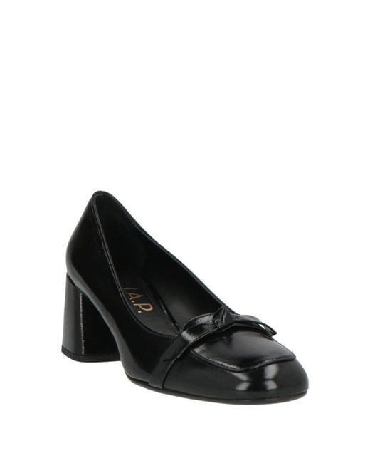 J.A.P. JOSE ANTONIO PEREIRA Black Loafers