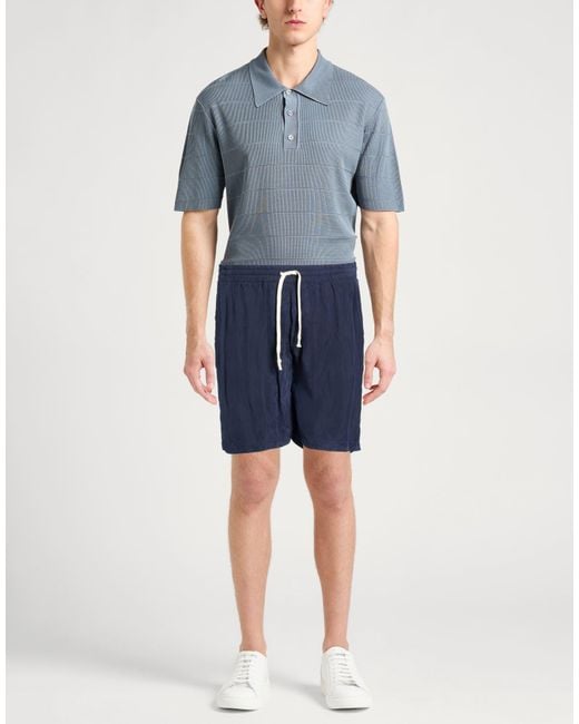 Daniele Fiesoli Blue Shorts & Bermuda Shorts Cupro for men