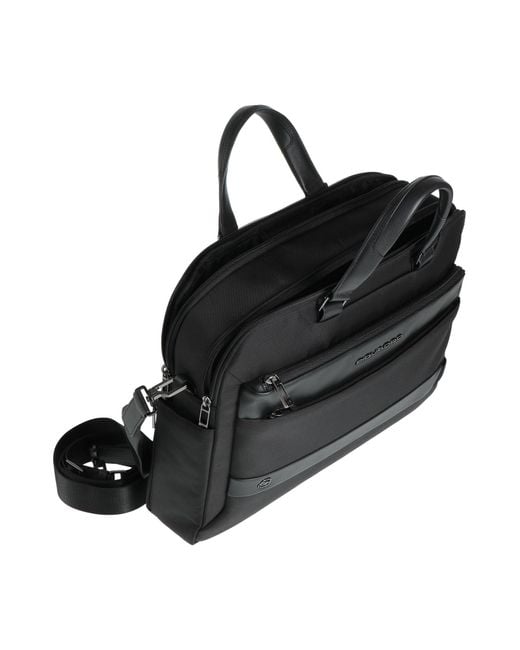 Piquadro Black Handbag for men