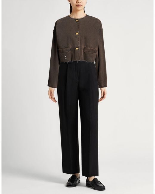 Alysi Brown Denim Outerwear