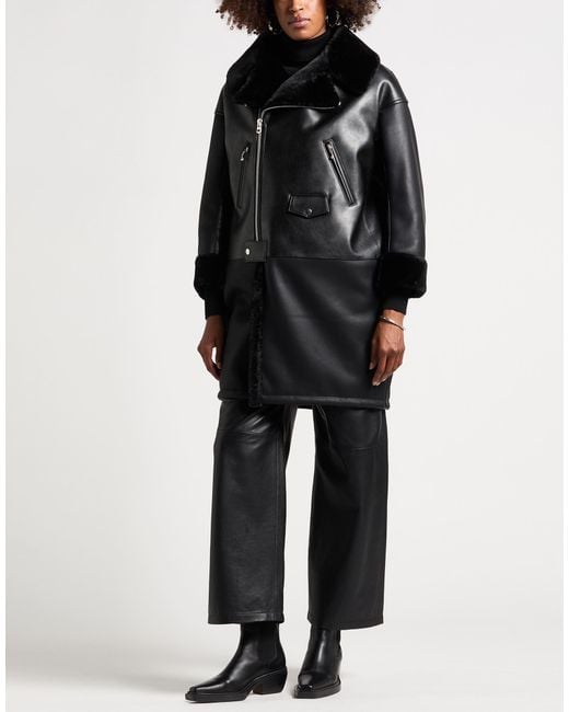 Junya Watanabe Black Coat Polyurethane Resin