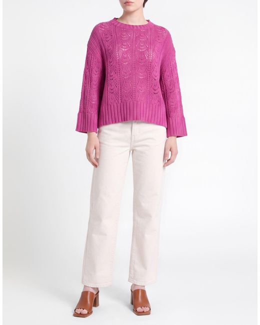 Alberta Ferretti Pink Sweater Cotton