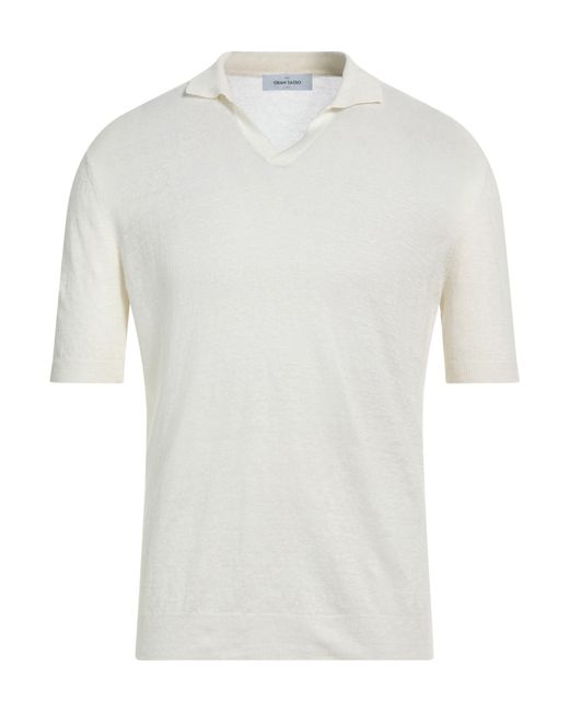 Gran Sasso White Jumper for men