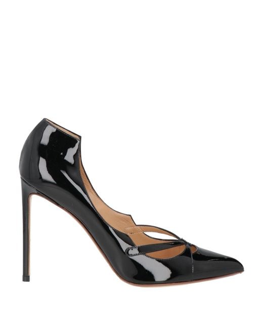 Francesco Russo Black Pumps Leather