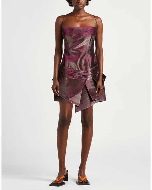 Jijil Purple Mini Dress