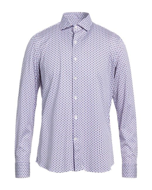 Sonrisa Purple Shirt Cotton for men