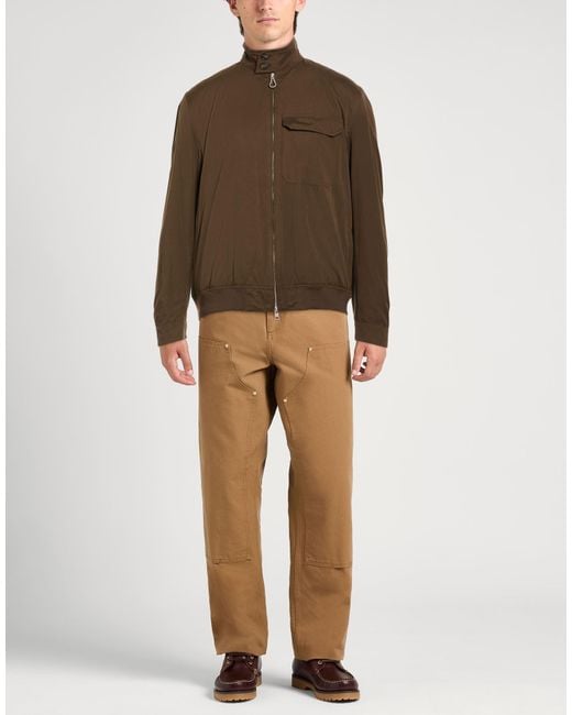 Paltò Brown Arturo Cor Jacket Cotton, Polyester, Polyamide, Elastane for men