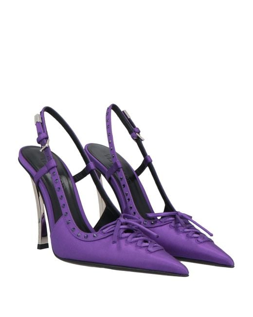 Versace Purple Pumps