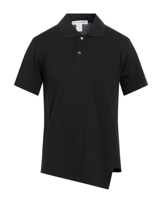 Comme des Garçons Black Polo Shirt Cotton for men