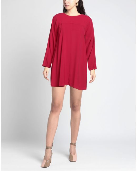 Semicouture Red Mini Dress