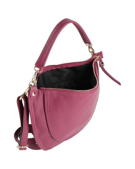 Laura Di Maggio Pink Handbag Leather