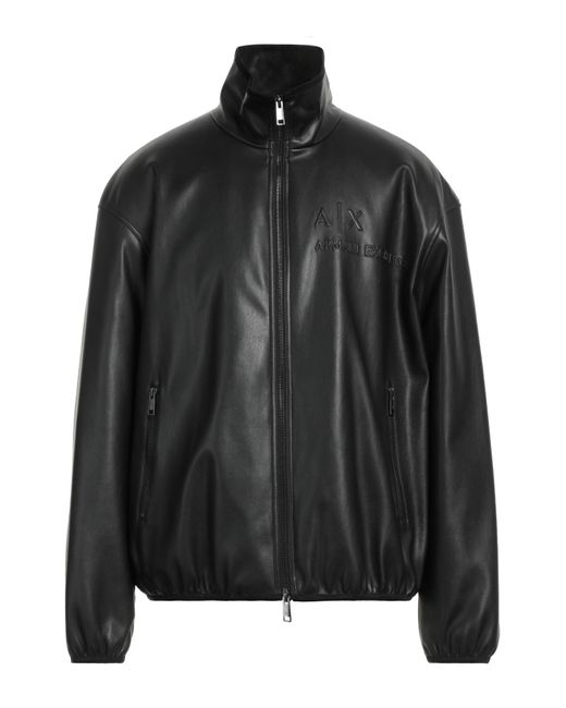 ARMANI EXCHANGE Black Jacket for men