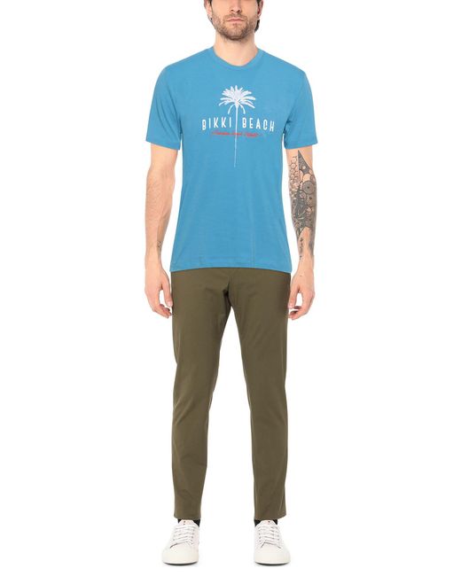 Bikkembergs Blue T-shirt for men
