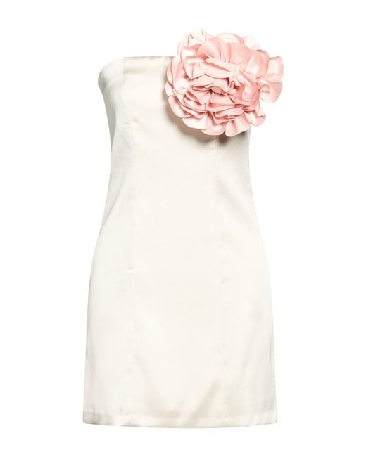 ViCOLO White Mini Dress Polyester