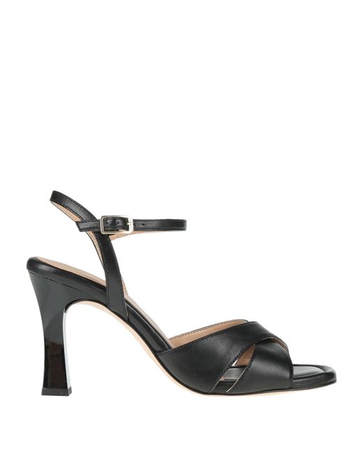 Unisa Black Sandals