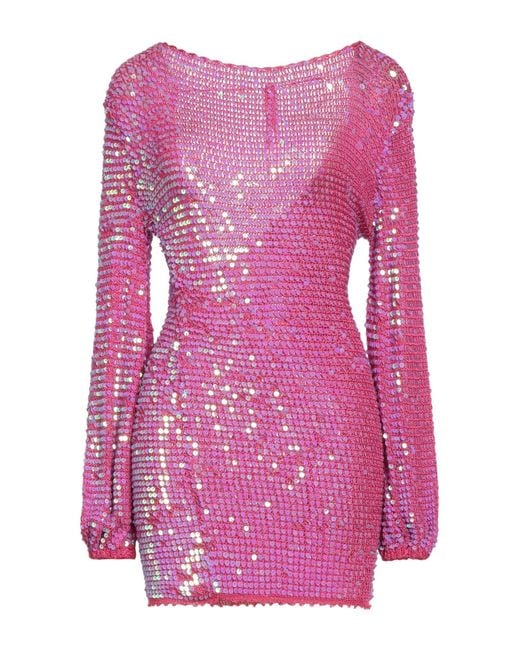 retroféte Pink Mini-Kleid