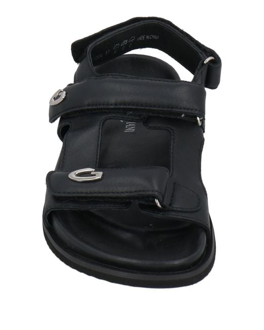 Alberto Guardiani Black Sandals Leather
