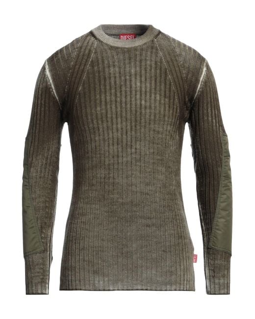 DIESEL Green Jumper for men